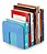 Organizador P/ Livros Azul Pastel Waleu 10320395 - Imagem 2