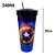 Copo C/ Canudo Capitao America 2 Em 1 540ml 8872 - Imagem 2