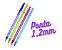 Caneta Bic Cristal 1.2 Fashion Shimmers c/4 902472 - Imagem 3