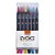 Marcador Aquarelável Brush Pen EVOKE Blister C/ 6 Cores BRW - Imagem 1