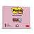 Bloco Adesivo Post-It 76x102 Rosa Milenio 90f 3m - Imagem 1