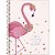 Cad Cd 10x1 Aloha Flamingo 160fls Tilibra 294314 - Imagem 2