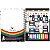 Cad Cd 10x1 Mickey Rainbow 160fls Tilibra 329274 - Imagem 6