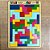 Brinquedo Educativo Tabuleiro Tetris Mdf - Mega Impress - Imagem 1