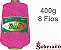 Barbante 400g Fio 8 Soberano Pink 300m crochê trico - Imagem 1