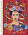 Caderno Capa Dura Colegial 10 Mat Frida Kahlo Jandaia - Imagem 4