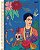 Caderno Capa Dura Colegial 10 Mat Frida Kahlo Jandaia - Imagem 3