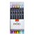Marcador brush pen evoke c/6 cores pastel brw bp0004 - Imagem 1