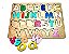 KIT BRINQUEDO EDUCATIVO MADEIRA NUMERAIS + ALFABETO - MEGA IMPRESS - Imagem 3