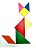 Brinquedo Educativo Tabuleiro Tangram Madeira Branca Figuras Geométricas Estudo de Geometria Matemática Mega Impress - Imagem 7