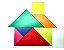 Brinquedo Educativo Tabuleiro Tangram Madeira Branca Figuras Geométricas Estudo de Geometria Matemática Mega Impress - Imagem 6