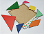 Brinquedo Educativo Tabuleiro Tangram Madeira Branca Figuras Geométricas Estudo de Geometria Matemática Mega Impress - Imagem 4