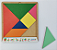 Brinquedo Educativo Tabuleiro Tangram Madeira Branca Figuras Geométricas Estudo de Geometria Matemática Mega Impress - Imagem 7