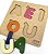 Brinquedo Educativo Tabuleiro Encaixe Vogais Mdf - Mega Impress - Imagem 2