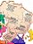 mapa do brasil educativo pedagogico em madeira encaixe regiões e estados - Imagem 3