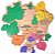 mapa do brasil educativo pedagogico em madeira encaixe regiões e estados - Imagem 4