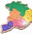 mapa do brasil educativo pedagogico em madeira encaixe regiões e estados - Imagem 7