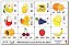 Kit Educativo Brinquedos E Jogos Pegagogicos Dominó Encaixe Animais E Frutas - Imagem 2