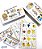 Kit Educativo Brinquedos E Jogos Pegagogicos Dominó Encaixe Animais E Frutas - Imagem 1