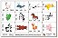 Kit Educativo Brinquedos E Jogos Pegagogicos Dominó Encaixe Animais E Frutas - Imagem 3