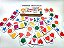 Dominó Jogo Educativo Pedagógico Mdf Formas E Cores 28pcs Mega Impress - Imagem 6