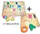 KIT BRINQUEDO MADEIRA LETRAS COLORIDAS - ALFABETO E VOGAIS - MEGA IMPRESS - Imagem 1