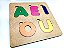 Kit Brinquedo Educativo Madeira Numerais + Vogais - Mega Impress - Imagem 2