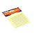 Bloco smart notes pautado amarelo pastel 50fls - Imagem 2