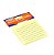 Bloco smart notes pautado amarelo pastel 50fls - Imagem 1