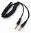 Cabo Audio P2 X P2 Espiral Kap-Uh035 Kapbom - Imagem 1