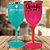 Taças Personalizadas Vinho Drinks Bebidas 400ml Com Borda Metalizada - Imagem 1
