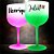 Taças Personalizadas Gin Degrade com Nomes Individuais Neon e Cores 600ml - Imagem 1