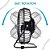 Mini Ventilador De Mesa Usb Metal Ns-0492 - Imagem 2