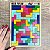Brinquedo Educativo Tabuleiro Mini Tetris Mdf - Mega Impress - Imagem 2