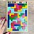 Brinquedo Educativo Tabuleiro Mini Tetris Mdf - Mega Impress - Imagem 2