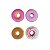 Borracha Lanch Donuts C/4 345156 Tilibra - Imagem 2
