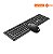 Kit Teclado E Mouse S/ Fio Kw201 Preto Lecoo - Imagem 2