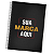 Caderno Personalizado Capa Dura 20X27,5CM Bolsa Interna Pautado 100 folhas 75g - Imagem 1