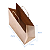 Sacola Personalizada Kraft 26X25X12cm P Com sua Marca - Imagem 5
