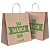 Sacola Personalizada Kraft 26X25X12cm P Com sua Marca - Imagem 2