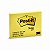 Bloco Adesivo Post-It 76x102 Amarelo 100f 657 3m - Imagem 1