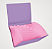 Pasta Plast Sanfonada C/12 Div Candy Rosa e Lilas Acp 5040.RS.LL - Imagem 1