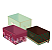 Caixa Presente Caixote c/ Alça Sortidas M 22x15x10,5cm Cromus 13006775 - Imagem 1