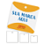 Tag Quadrada com furo - Papel Off-Set - Impressão frente - Imagem 1
