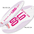 Tag Oval com furo - Papel OFF-Set - Impressão frente - Imagem 2