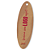 Tag Oval com furo - Papel Kraft - Impressão frente - Imagem 3