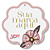 Tag Flor com furo - Papel Off-set - Impressão frente - Imagem 6