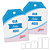 Tag Retangular Chanfrado com furo - Papel Off-Set - Impressão frente - Imagem 1