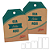 Tag Retangular Chanfrado com furo - Papel Kraft - Impressão frente - Imagem 1