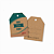 Tag Retangular Chanfrado com furo - Papel Kraft - Impressão frente e verso - Imagem 3